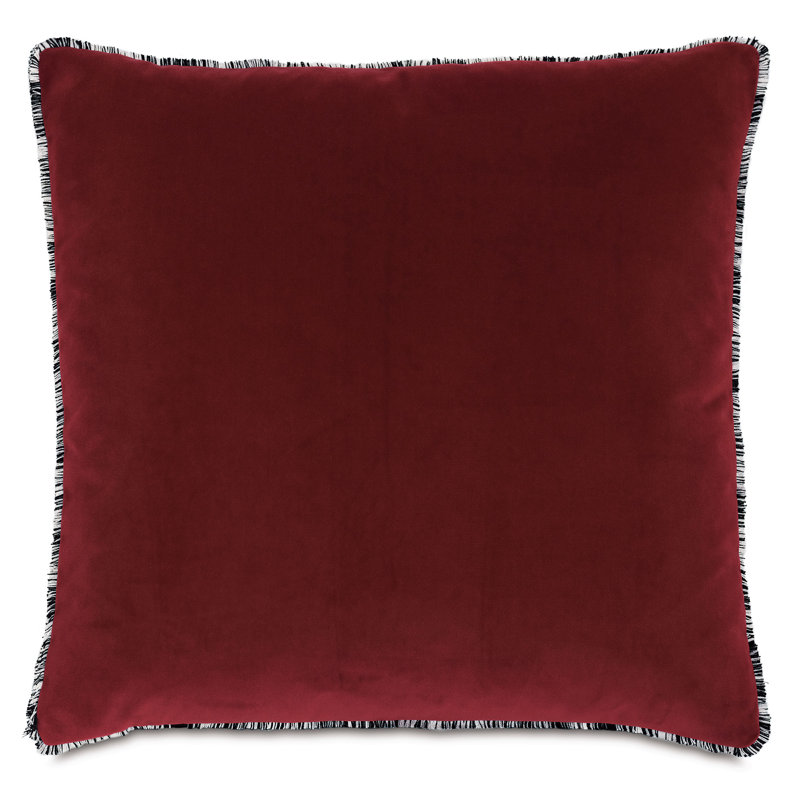 Eastern Accents Connery Velvet Throw Square Pillow Cover and Insert